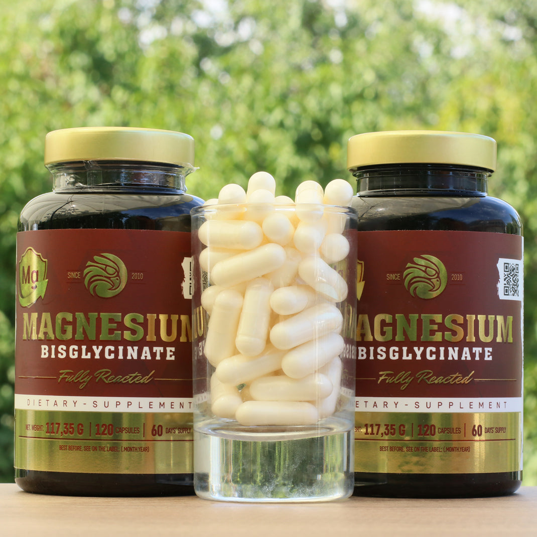 Mannavita MAGNESIUM Bisglycinat fullt reagerat • 120 st