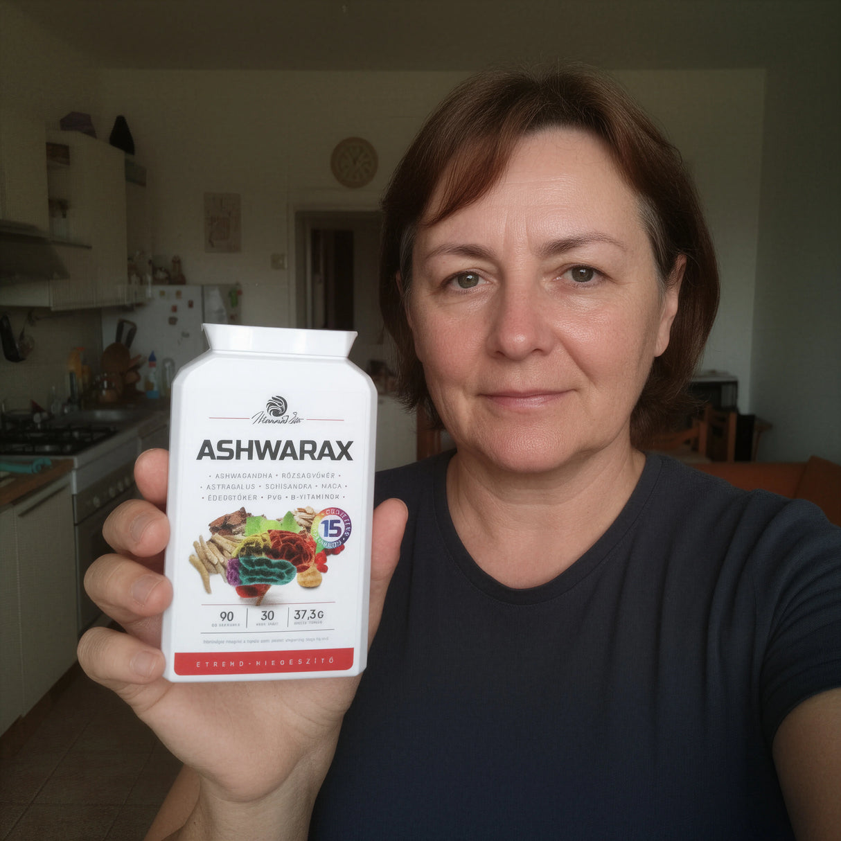Ashwarax för lindring av ångest, panik och sömnlöshet • 90 kapslar