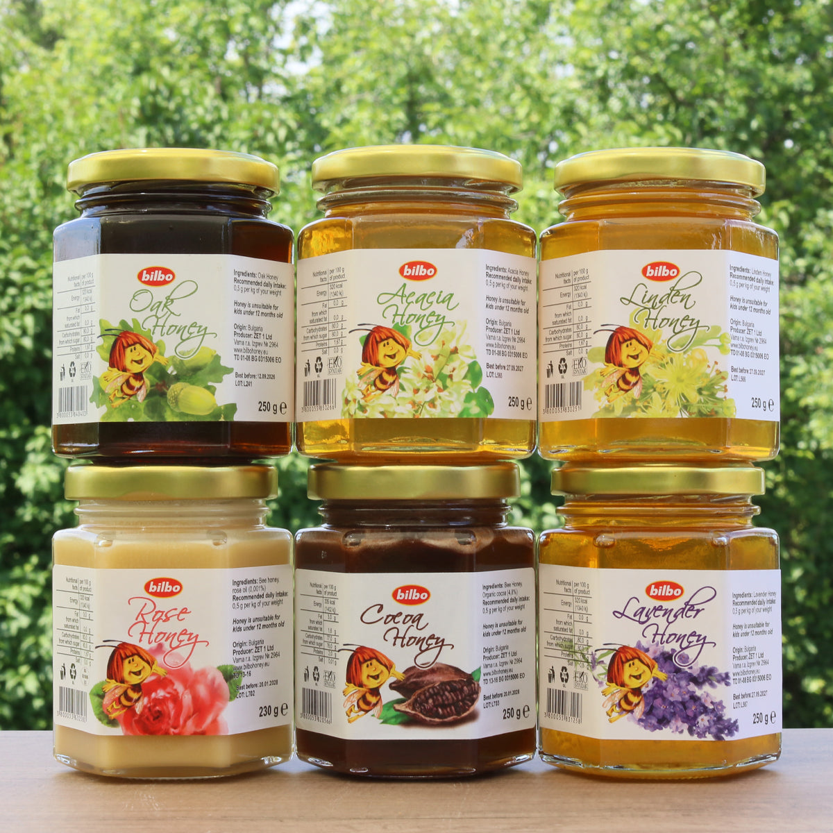 Bilbo rå akaciahonung • 250 g