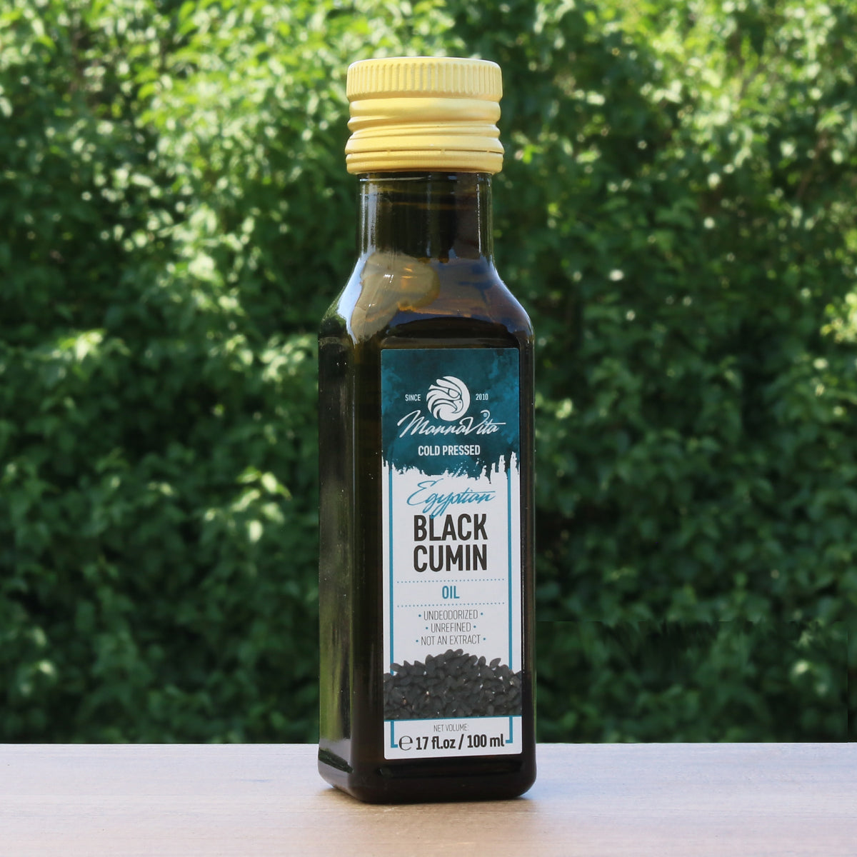 Mannavita kallpressad svartkumminfröolja • 100 ml