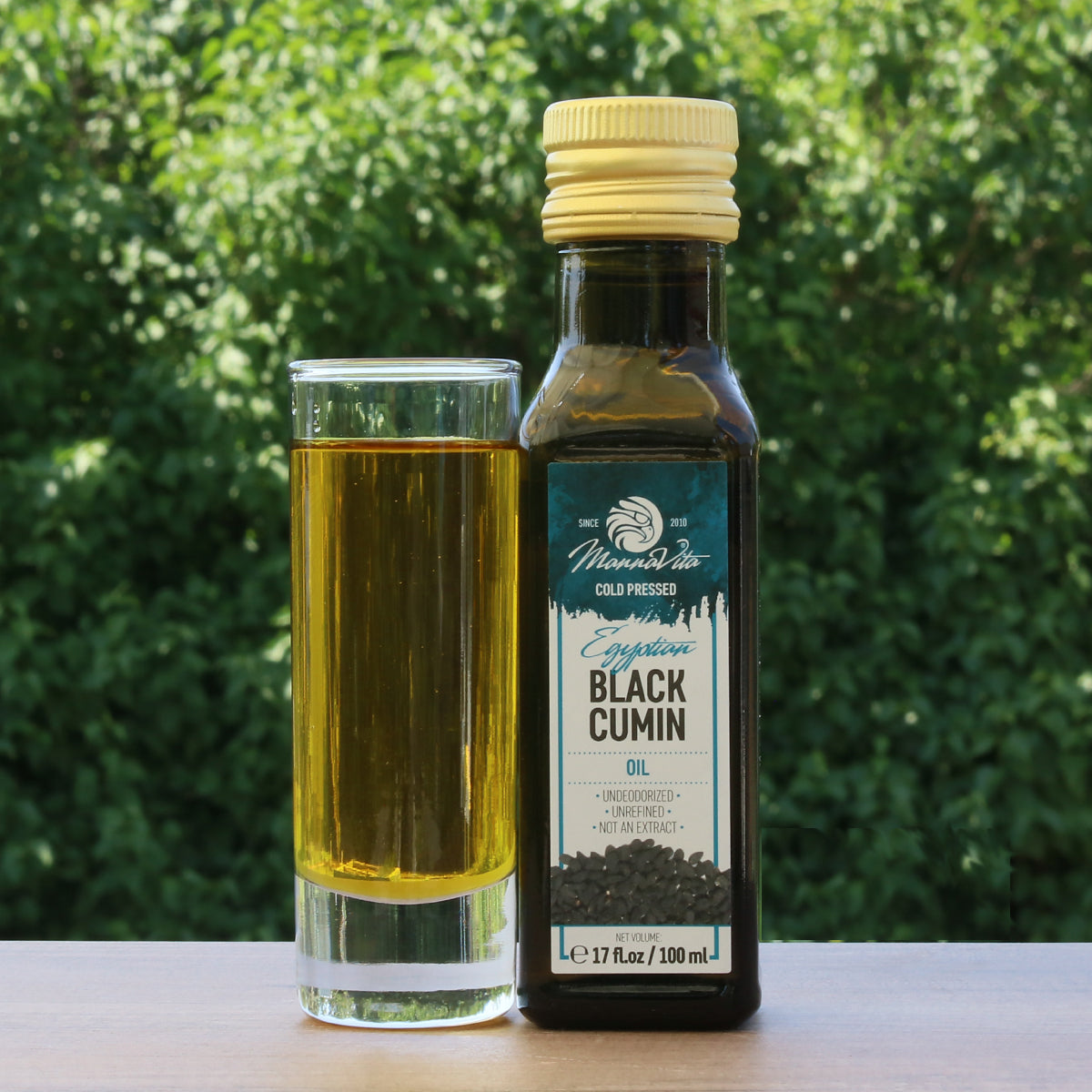Mannavita kallpressad svartkumminfröolja • 100 ml