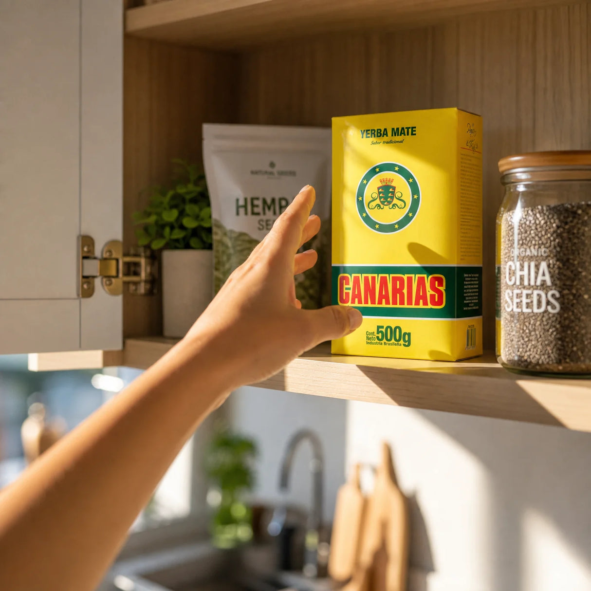 Canarias yerba mate-te • Traditionell smak • 500 g