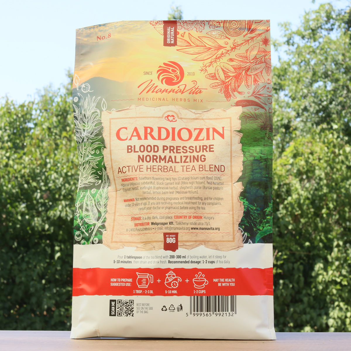CARDIOZIN blodtrycksnormerande aktiv örtteblandning • 80g