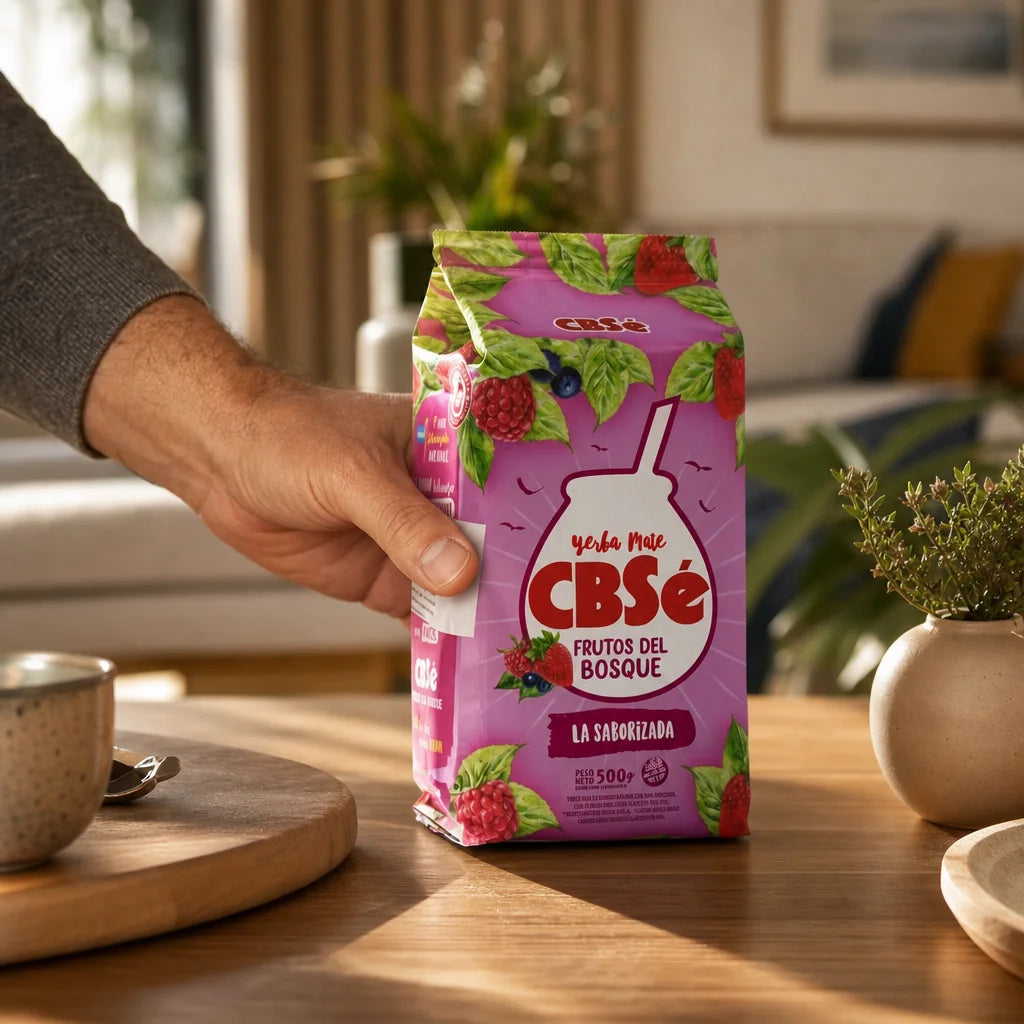 CBSé yerba mate-te • Skogsfrukter • 500 g
