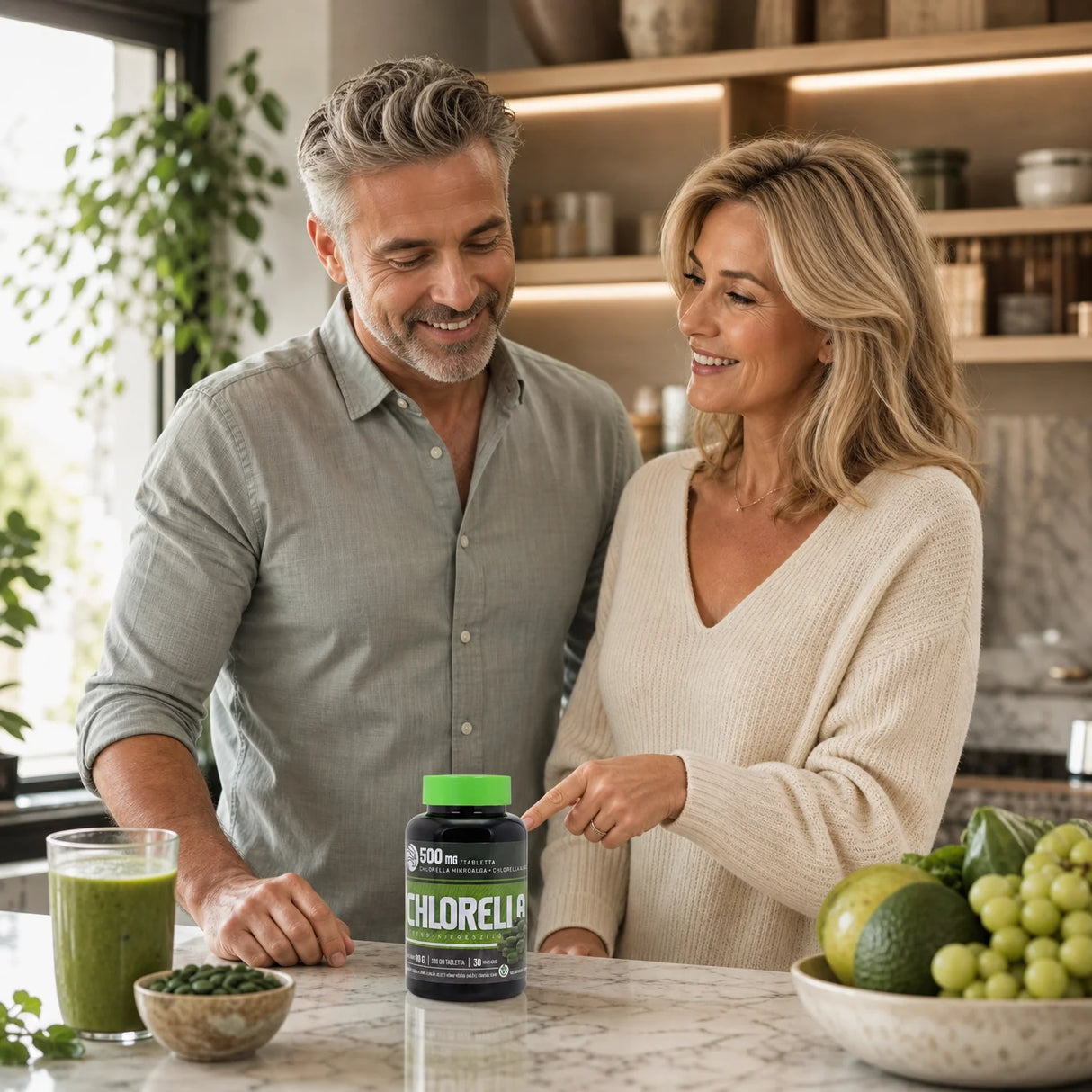 Mannavita Chlorella 500 mg tabletter • 180 st.