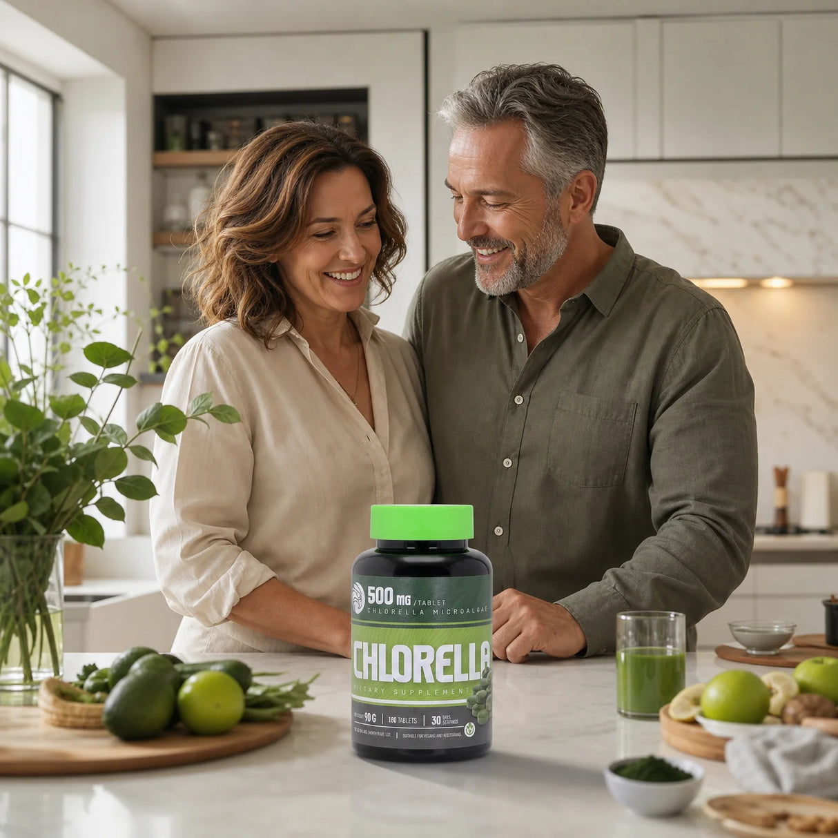 Mannavita Chlorella 500 mg tabletter • 180 st.