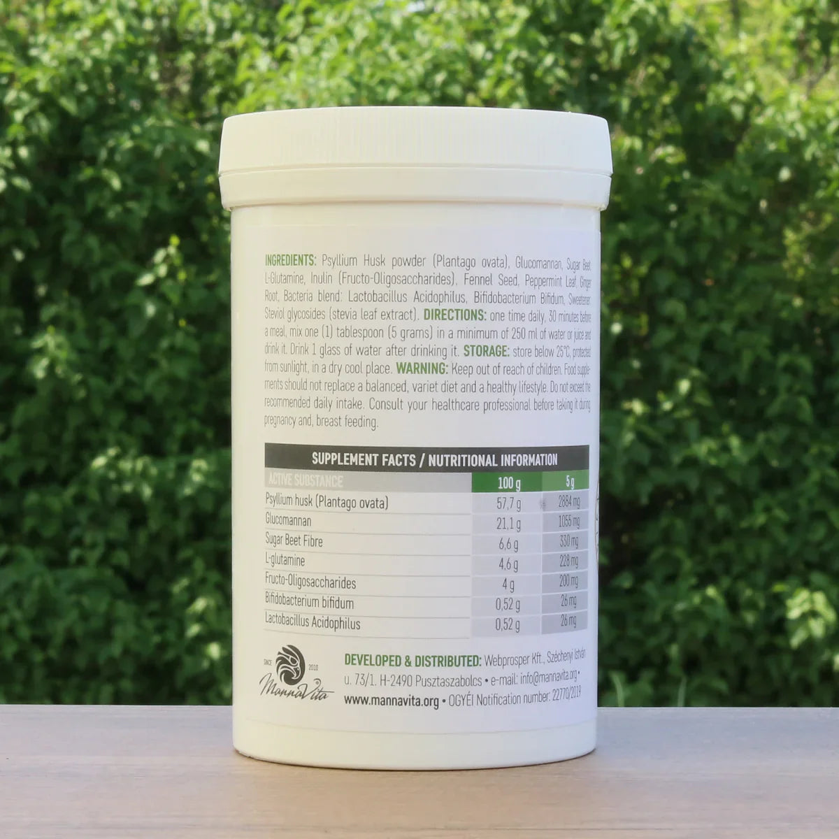 COLONUM colon cleanse & gut restore powder • 180g - Mannavita