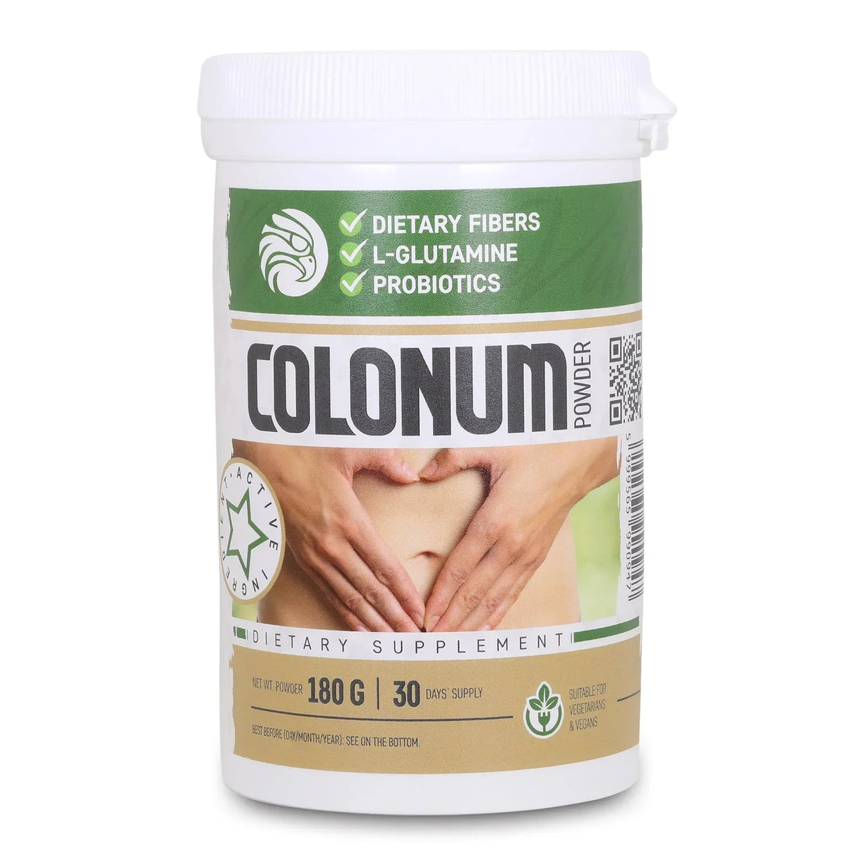 COLONUM colon cleanse & gut restore powder • 180g - Mannavita