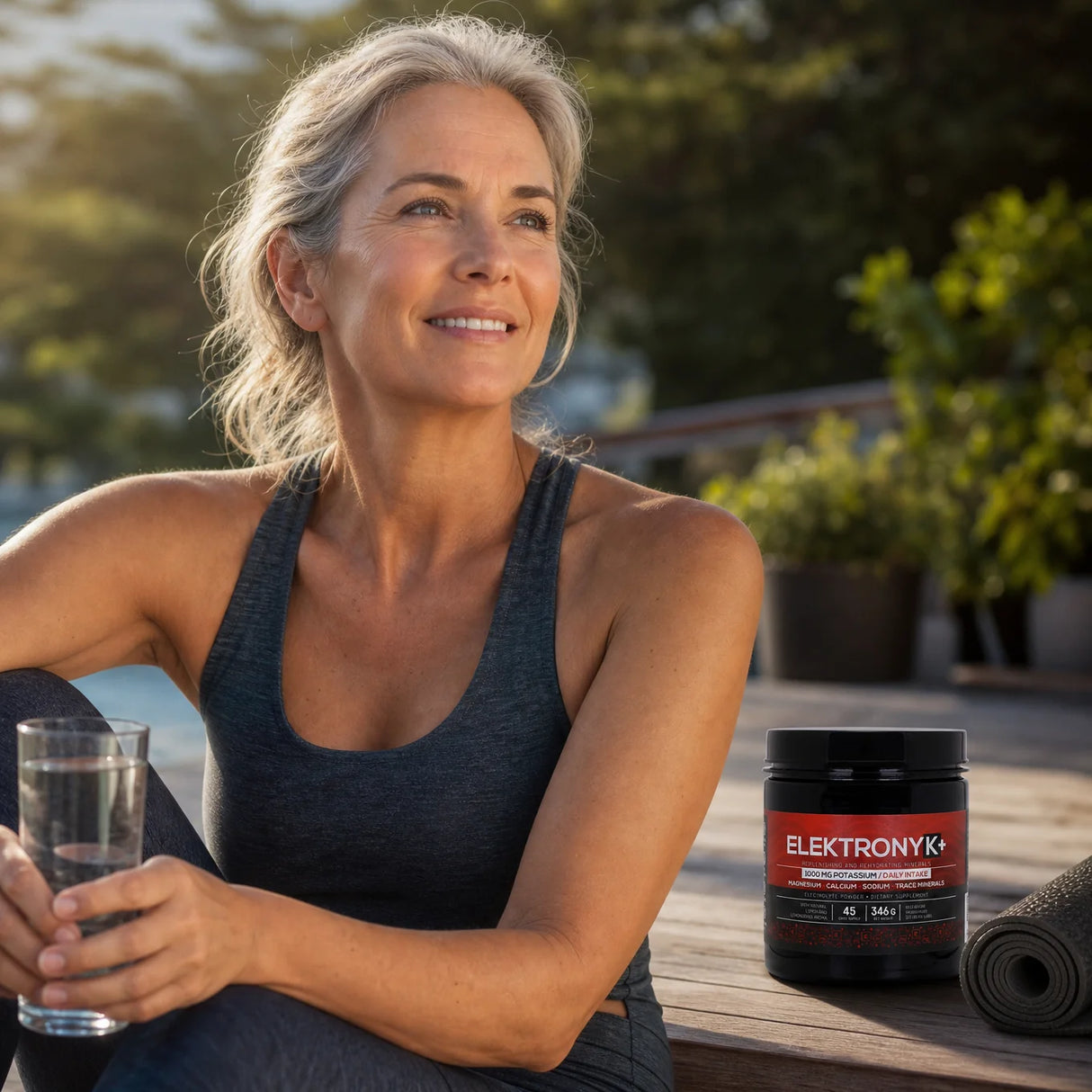 ElektronyK+ elektrolytpulver • 1000 mg kalium med glycin • SÖT, 402g