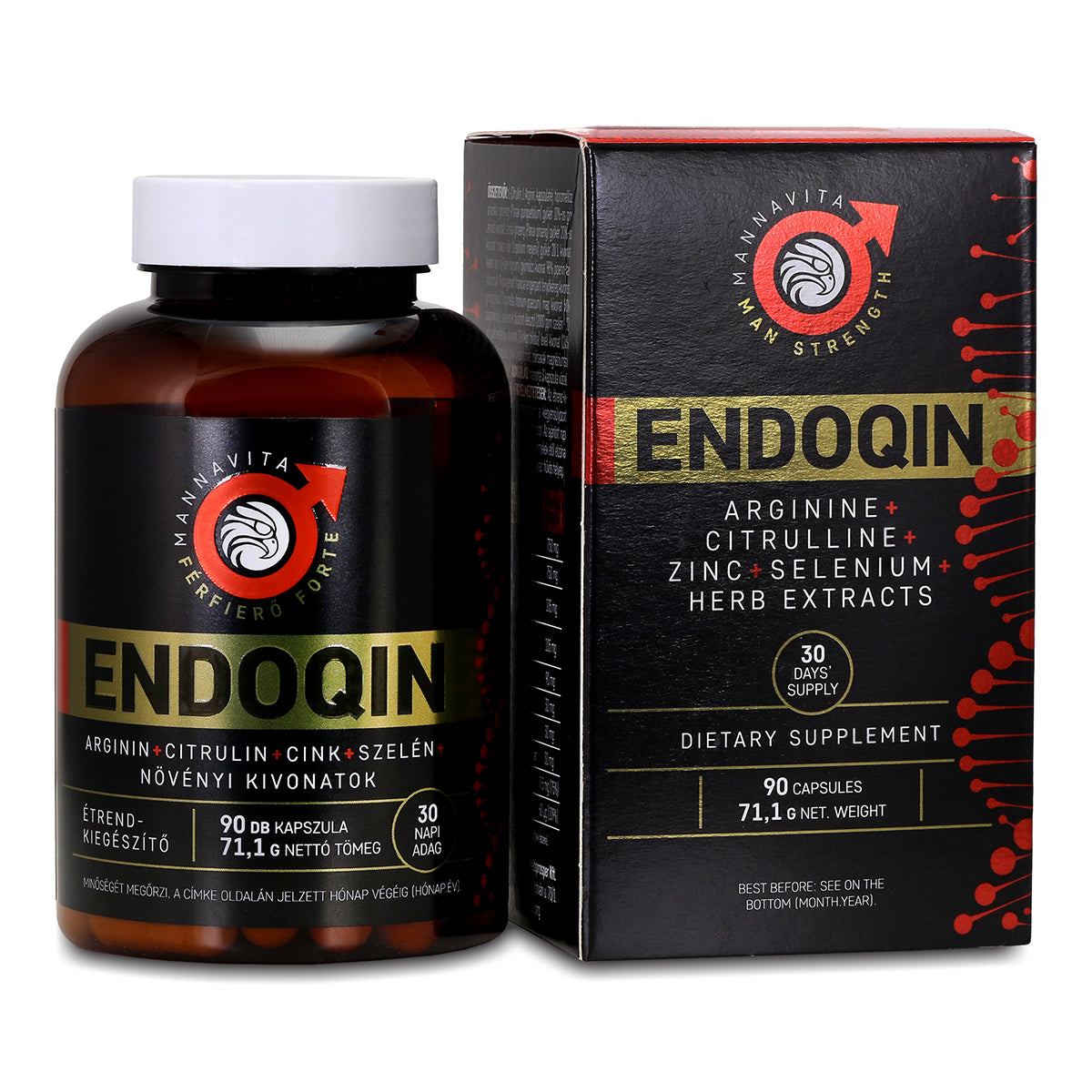 ENDOQIN Manpower Forte • 90 kapslar