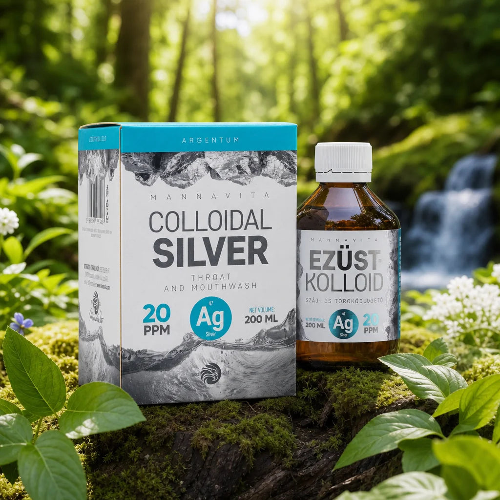 Mannavita Kolloidalt Silver 20 PPM • 200 ml