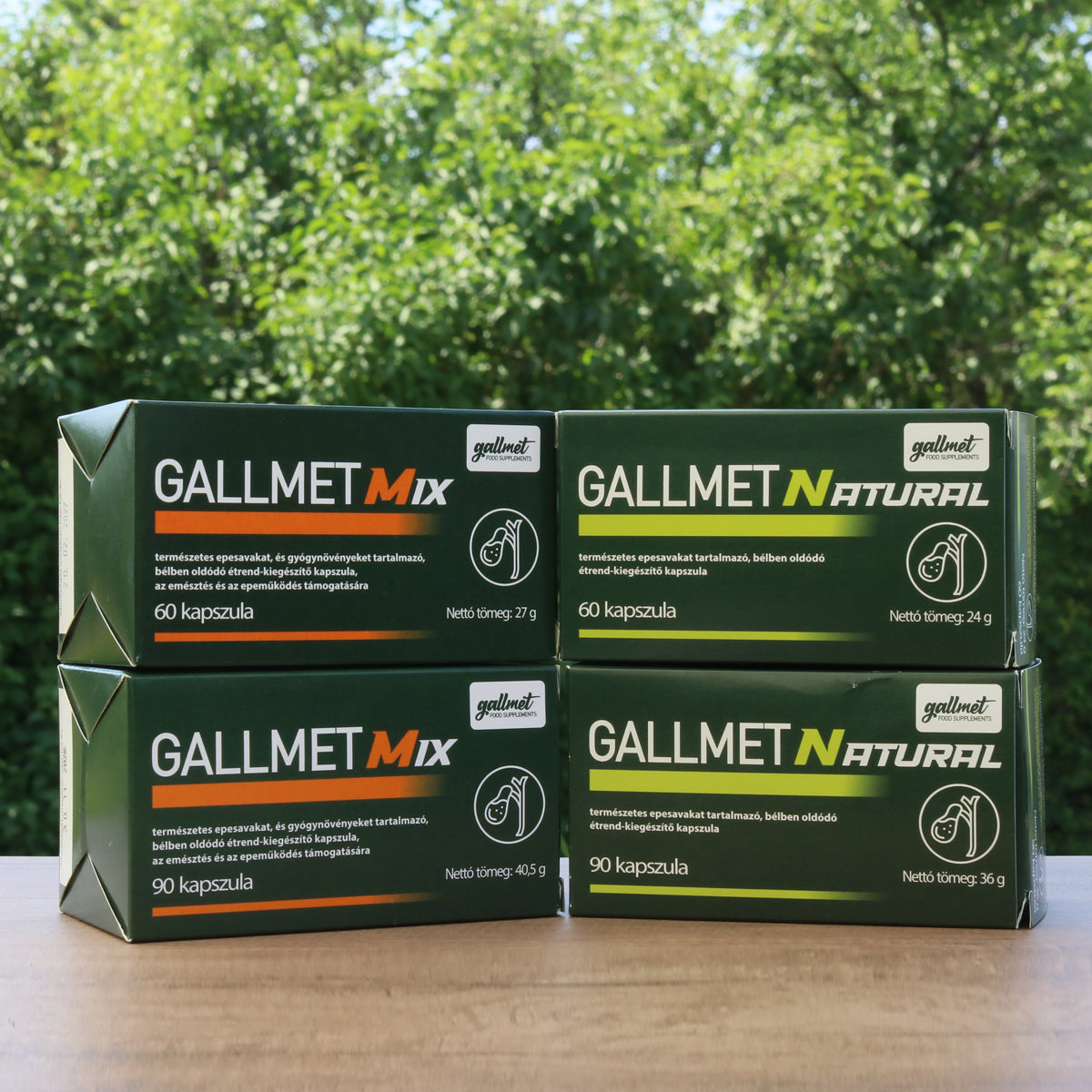 Gallmet Mix gallsyra- och örtkapslar • 60 st.