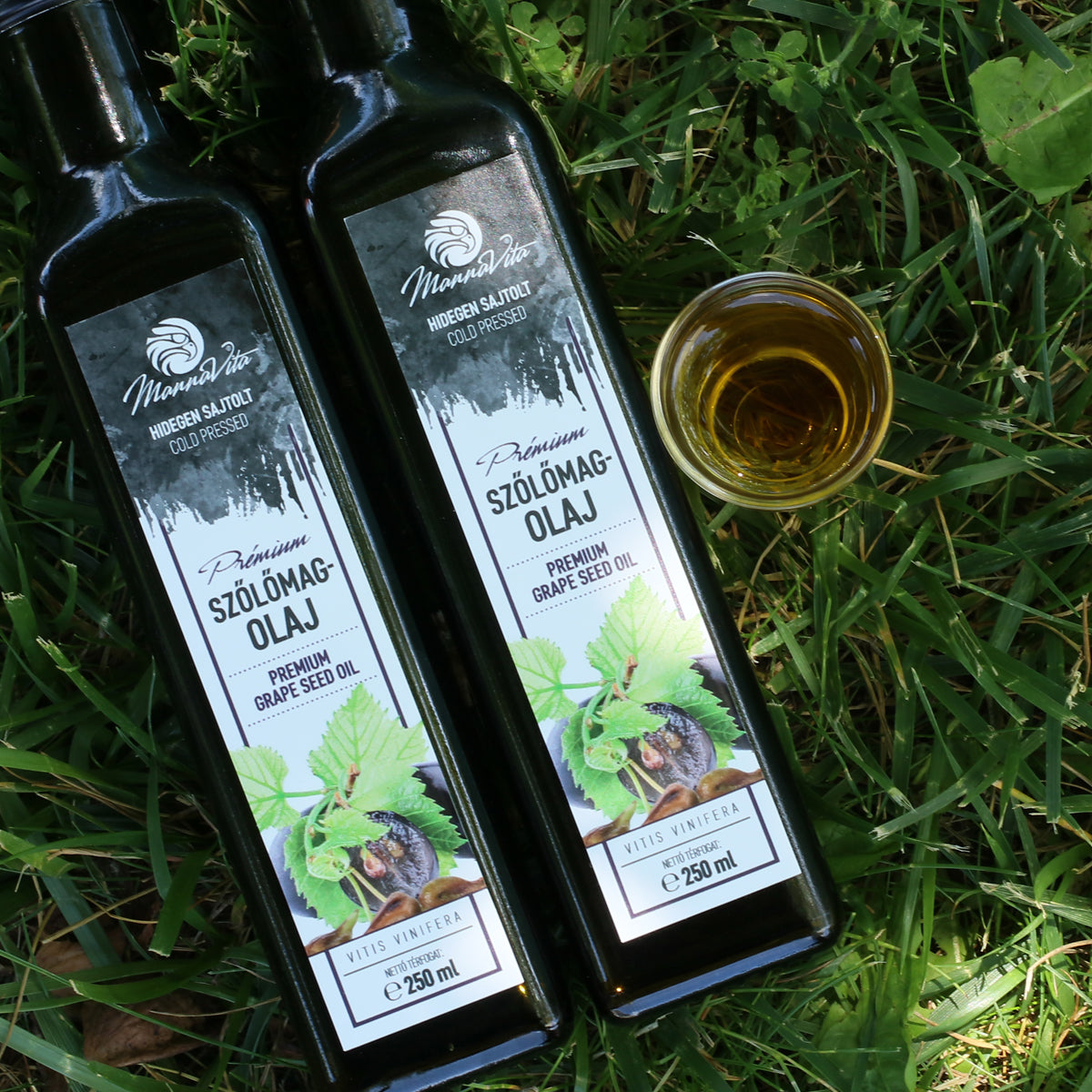 Mannavita ungersk kallpressad druvkärnolja • 250 ml