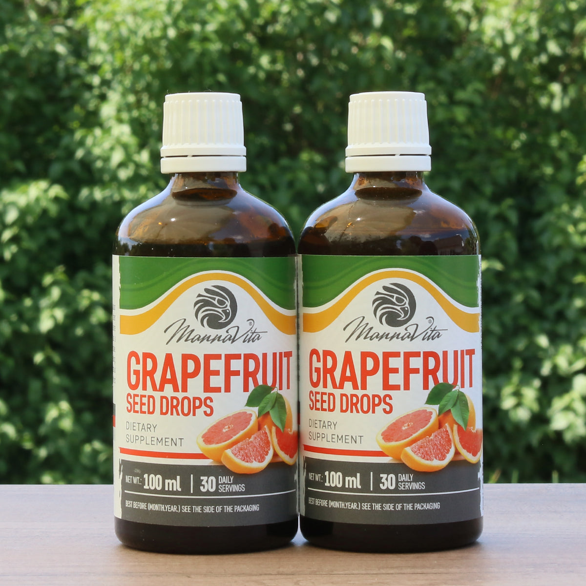 Mannavita Extrakt av grapefruktkärnor droppar • 100 ml