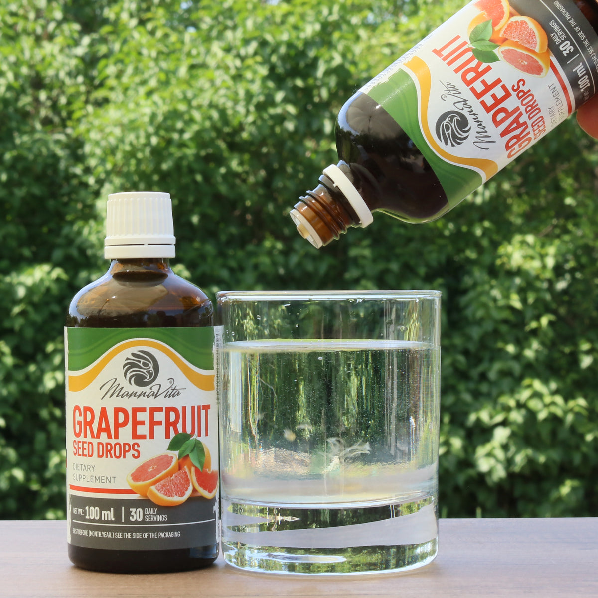 Mannavita Extrakt av grapefruktkärnor droppar • 100 ml