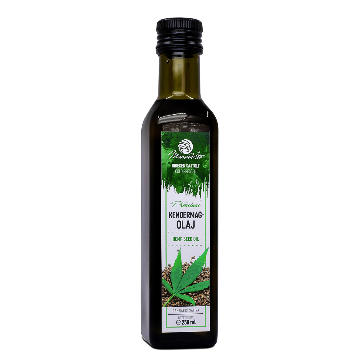 Mannavita kallpressad hampafröolja • 250 ml