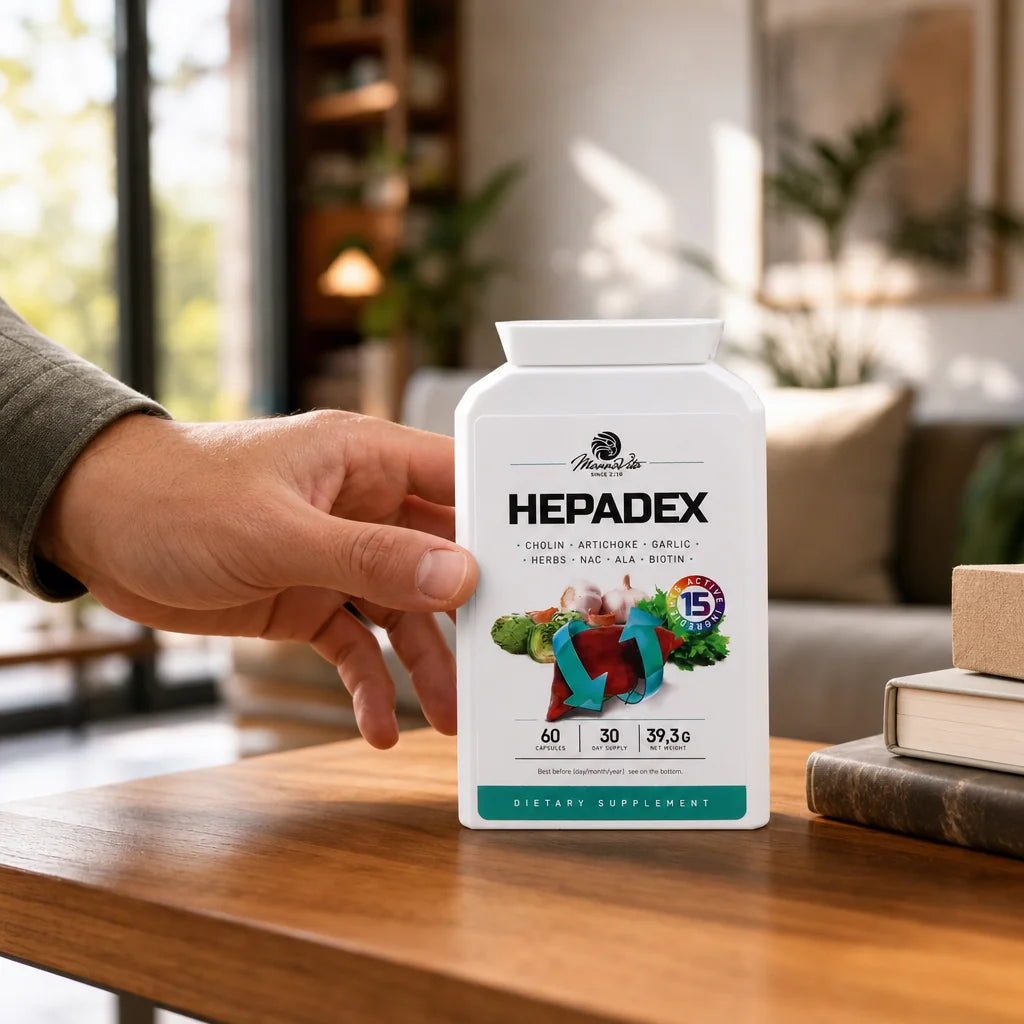 HEPADEX Leverregenererande och Leverhälsoförbättrande komplex • 60 kapslar