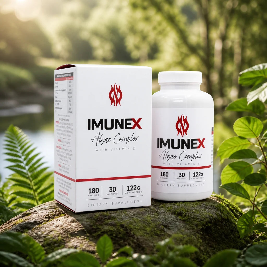 IMUNEX algkomplex • med 5 alger • 180 kapslar