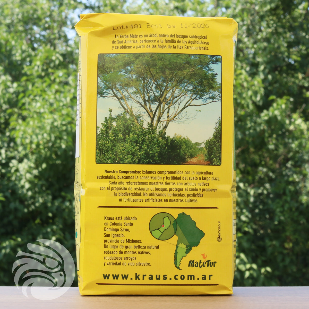 Kraus yerba mate-te • Silvestre, MINT • 500 g