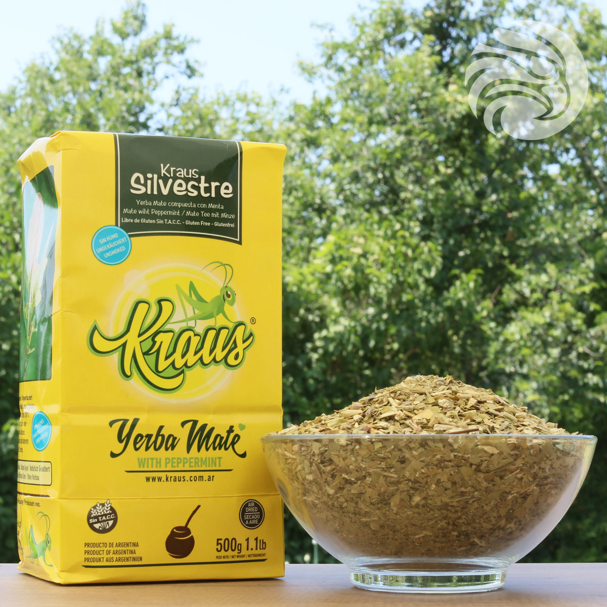 Kraus yerba mate-te • Silvestre, MINT • 500 g