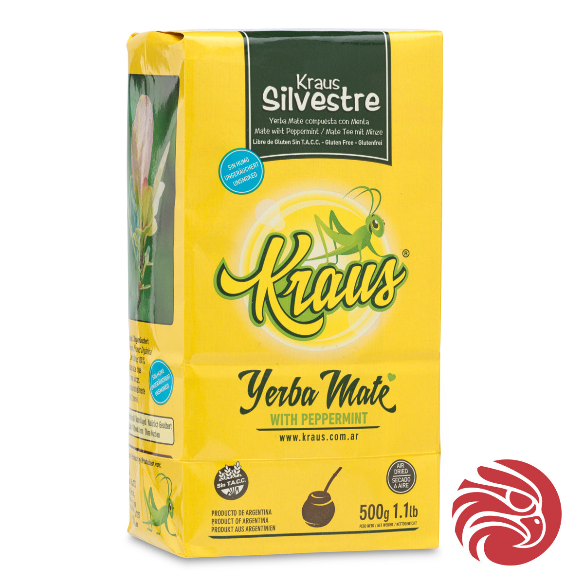 Kraus yerba mate-te • Silvestre, MINT • 500 g