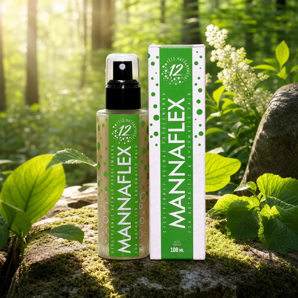 MANNAFLEX Led- & muskelvärk lindrande läkande spray • 100 ml