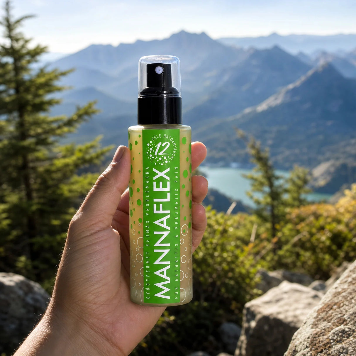 MANNAFLEX Led- & muskelvärk lindrande läkande spray • 100 ml