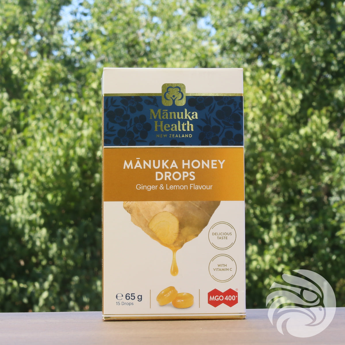 Manukahonungspastiller med naturlig ingefära och citron • 15 st.