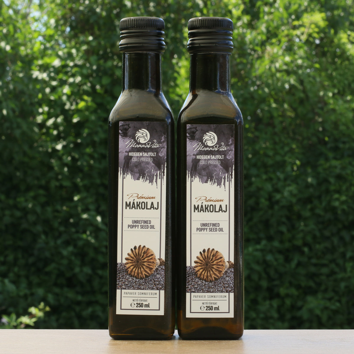 Mannavita ungersk kallpressad vallmofröolja • 250 ml