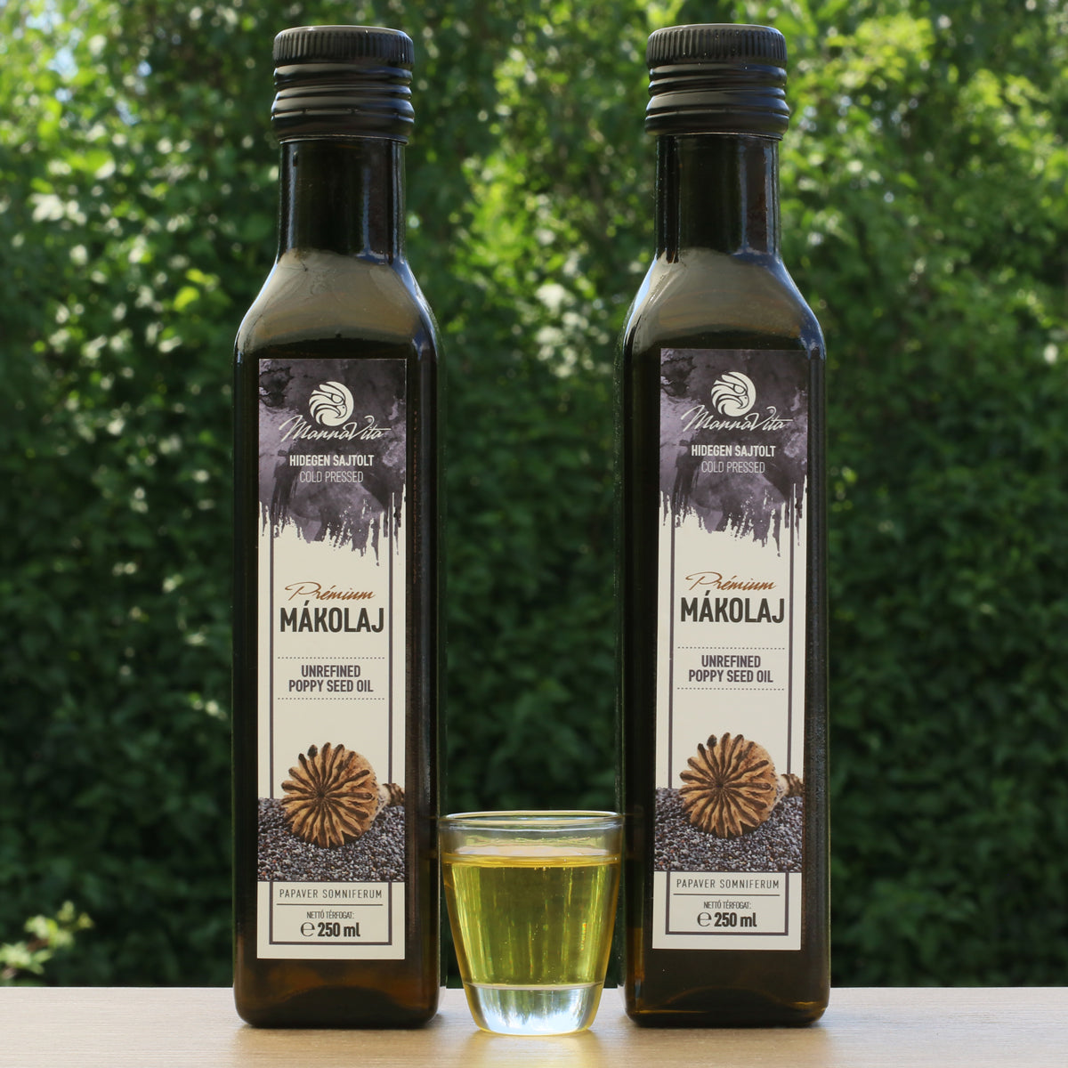 Mannavita ungersk kallpressad vallmofröolja • 250 ml