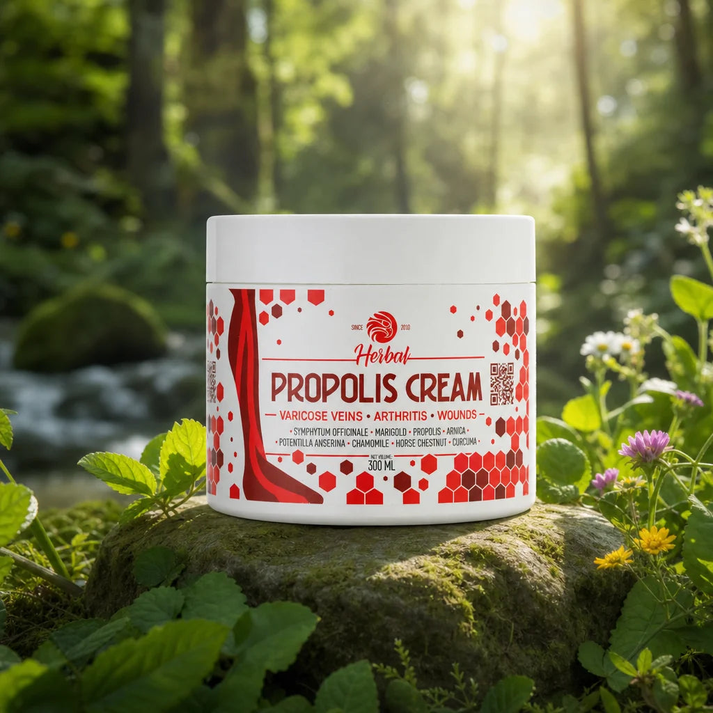 Mannavita Propoliskräm med örter • 300 ml