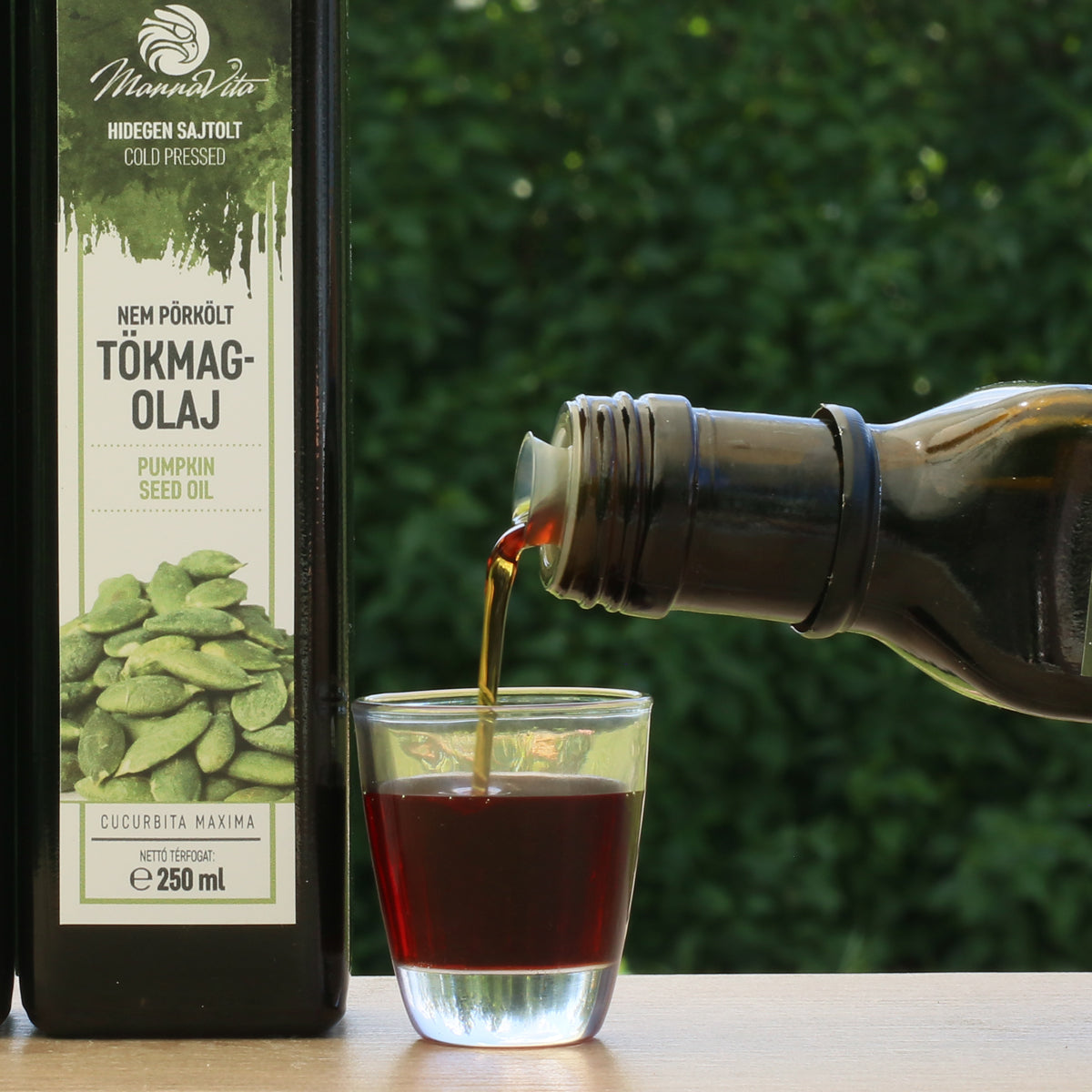 Mannavita ungersk kallpressad pumpafröolja • 250 ml