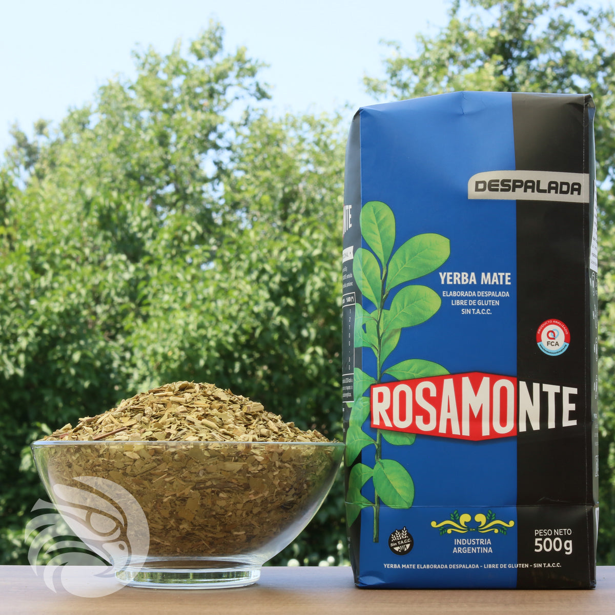 Rosamonte yerba mate-te • UTAN STJÄLKAR • 500 g