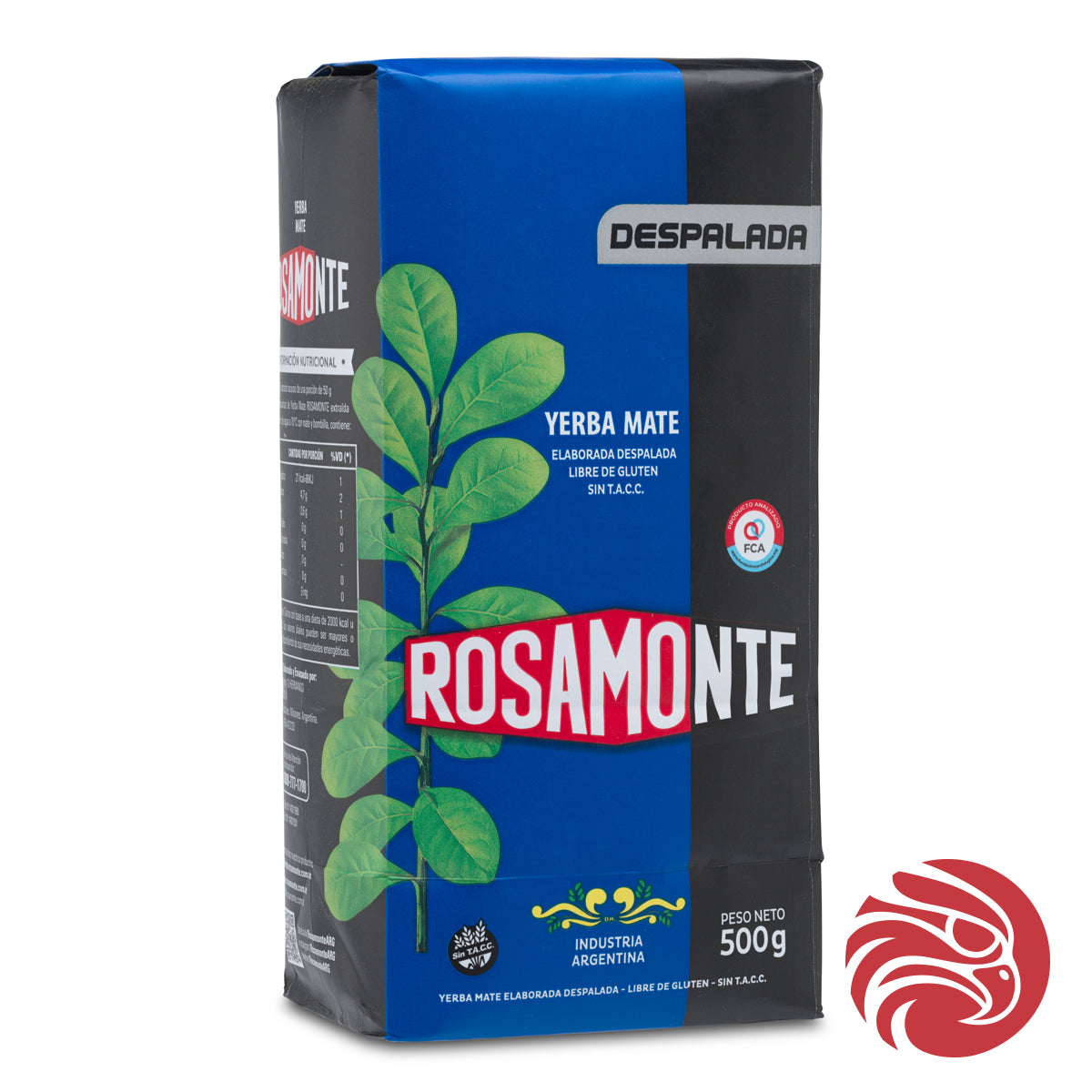Rosamonte yerba mate-te • UTAN STJÄLKAR • 500 g