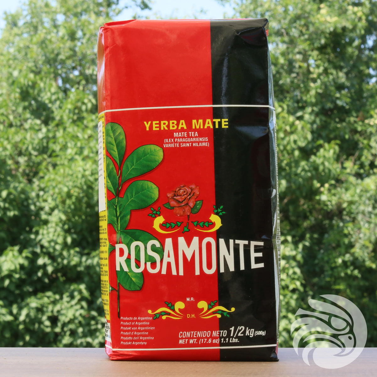 Rosamonte yerba mate-te • Med stjälkar • 500 g