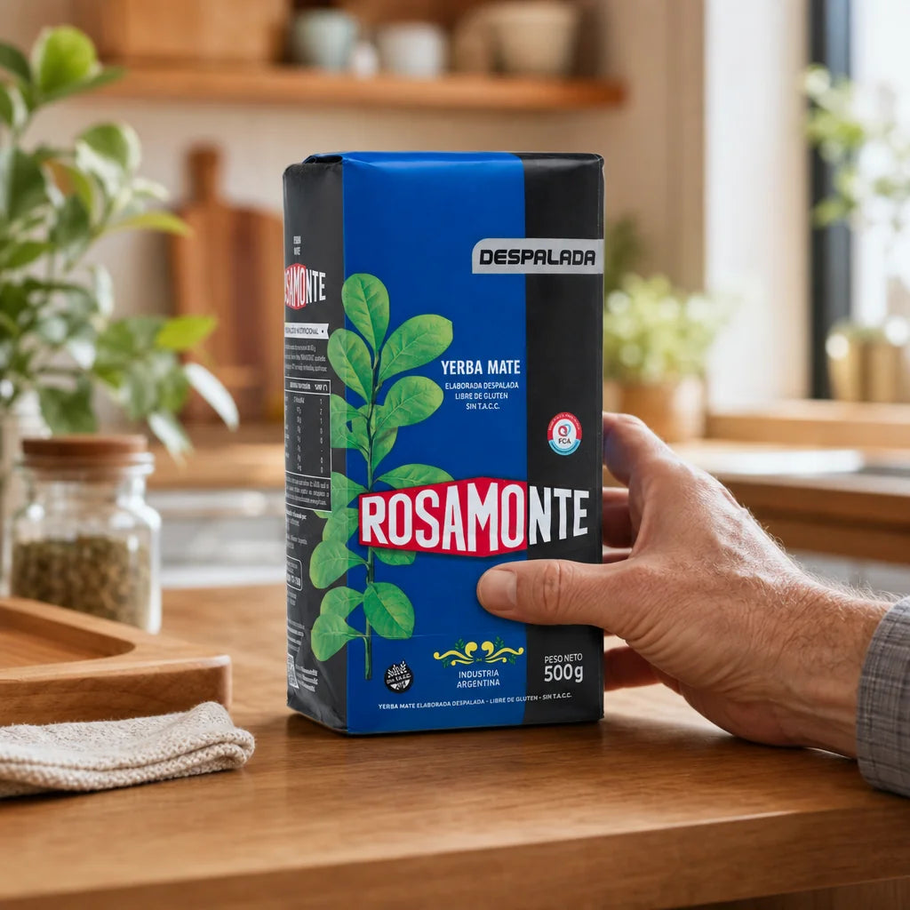 Rosamonte yerba mate-te • UTAN STJÄLKAR • 500 g