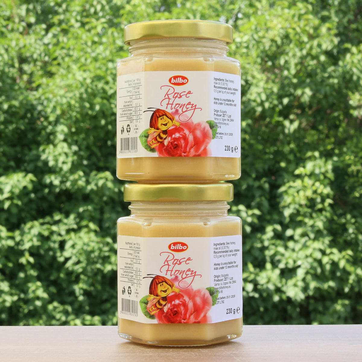Bilbo rå rosenhonung • 230 g