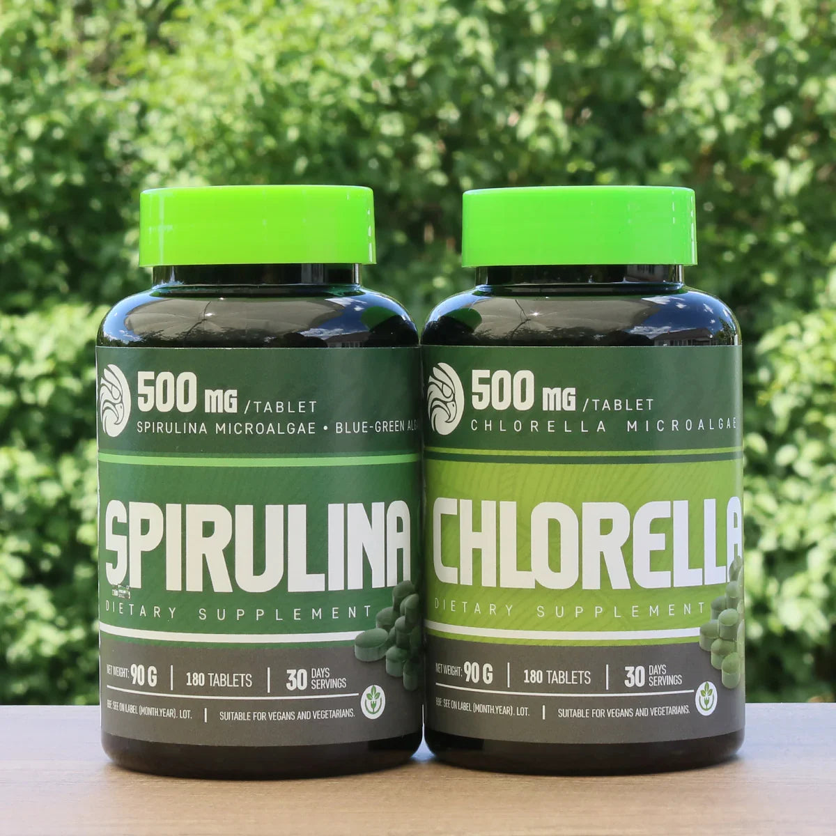 Mannavita Spirulina 500 mg tablets • 180 pcs. - Mannavita