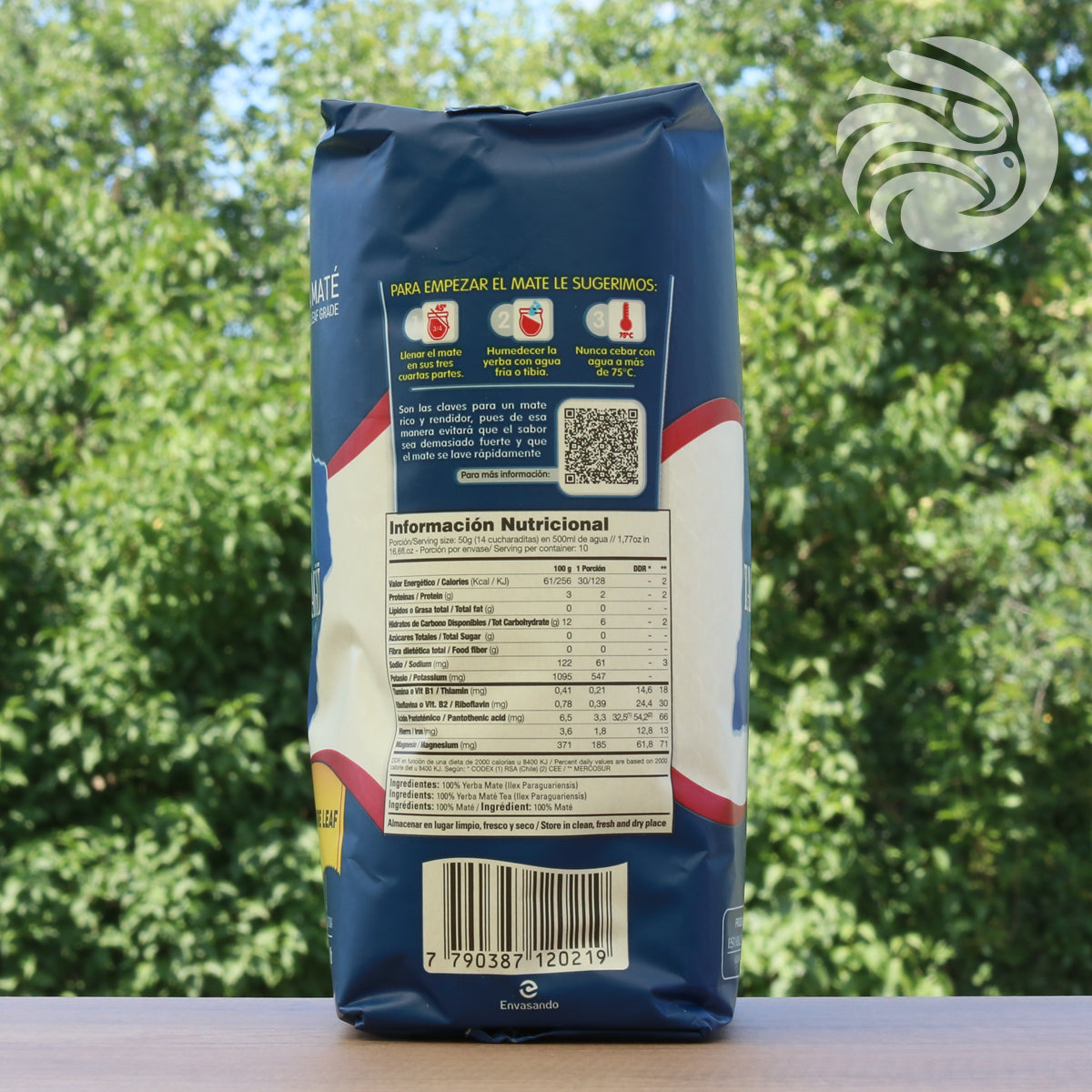 Taragüi yerba mate-te • Rena blad – sin palo • 500 g