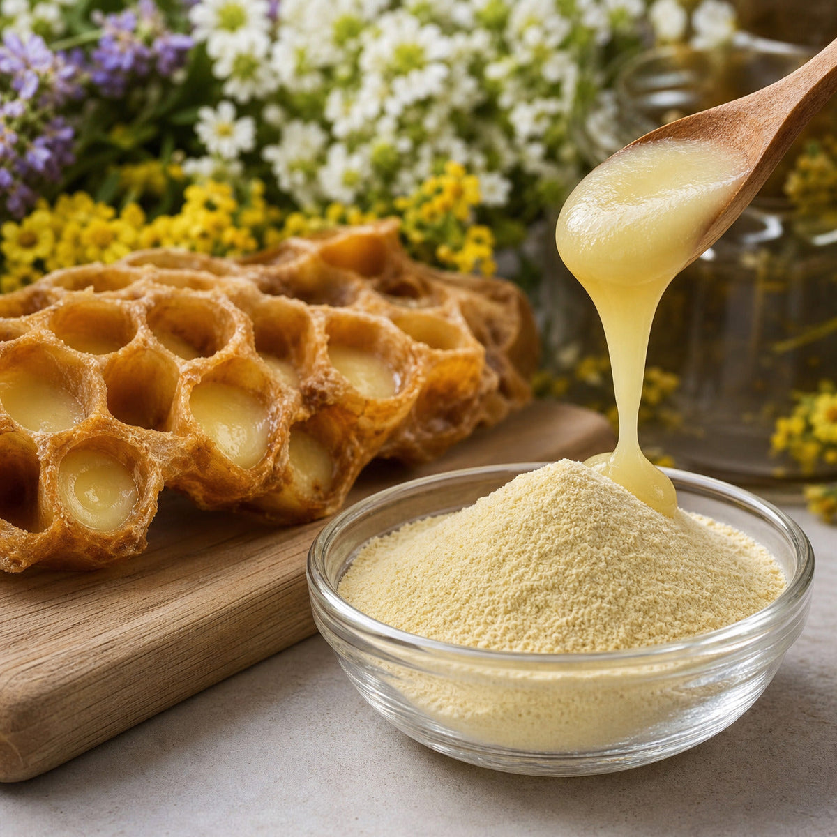 Mannavita Premium Royal Jelly How 2.5% 10-HDA Enhances Health Benefits