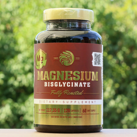Mannavita MAGNESIUM Bisglycinat fullt reagerat • 120 st