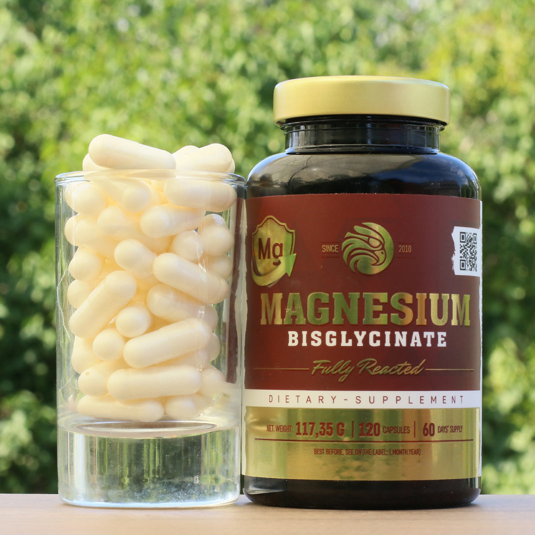 Mannavita MAGNESIUM Bisglycinat fullt reagerat • 120 st