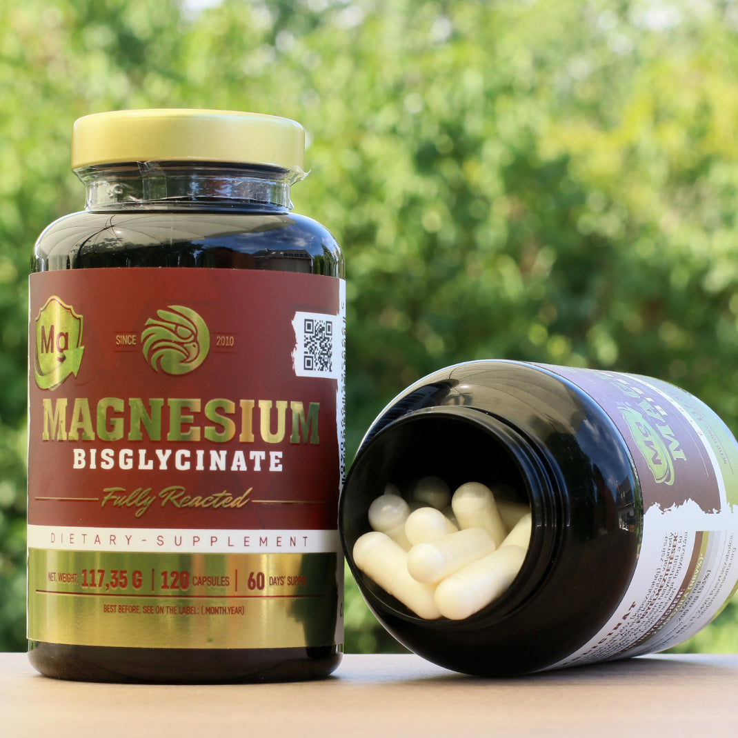Mannavita MAGNESIUM Bisglycinat fullt reagerat • 120 st