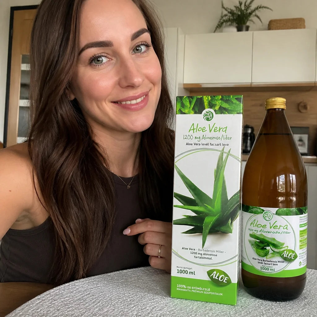 Mannavita Aloe vera 100% ren juice • 1000 ml