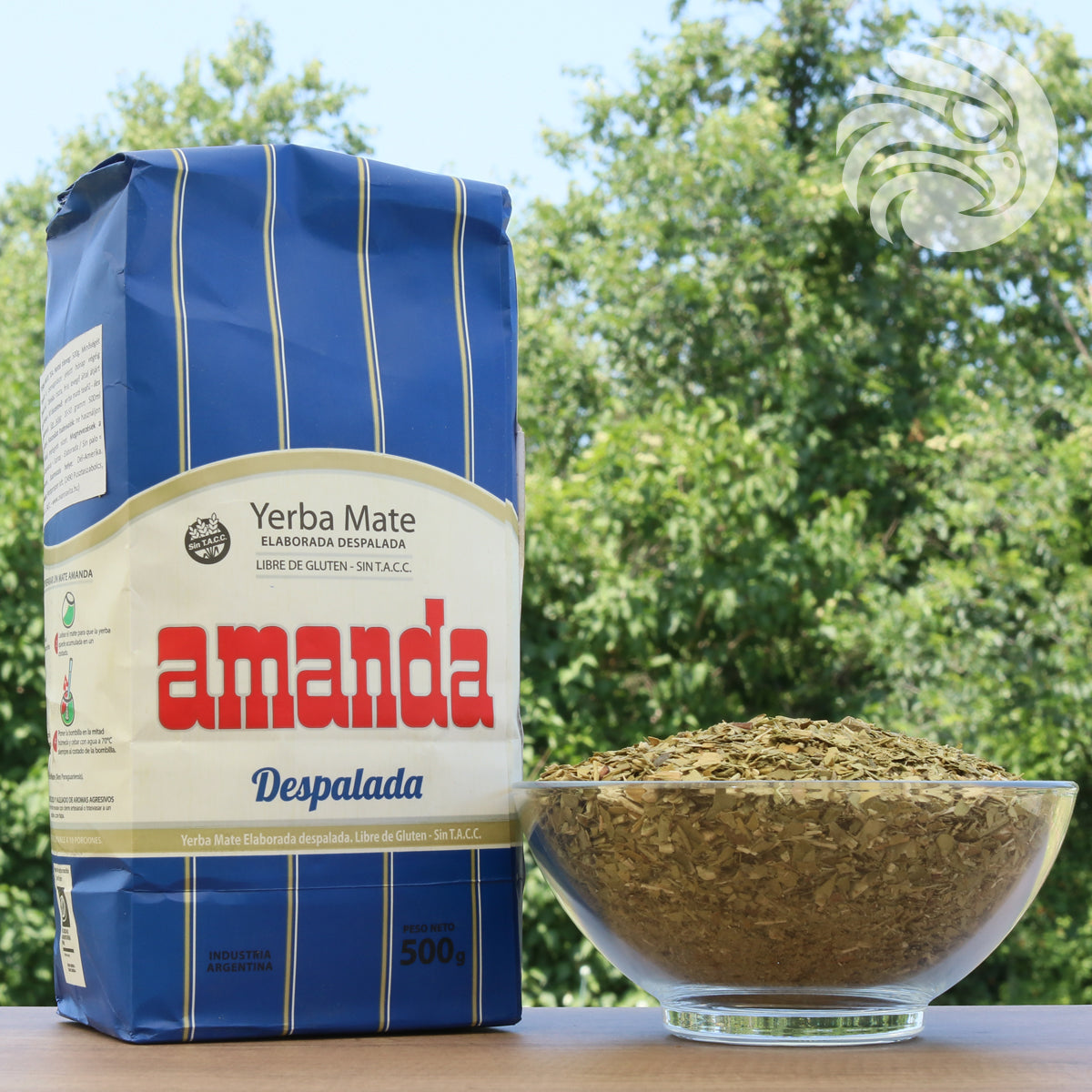 Amanda yerba mate-te • Utan stjälkar - Sin palo • 500 g
