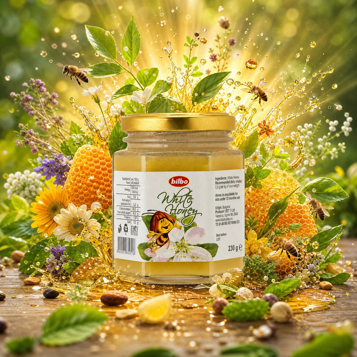 Bilbo rå lindhonung • 250 g