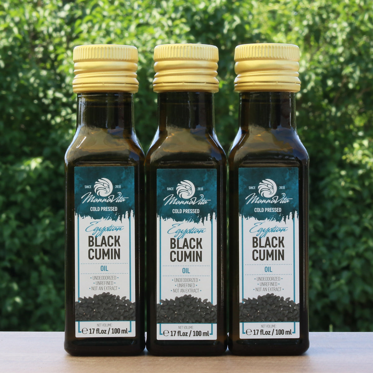 Mannavita kallpressad svartkumminfröolja • 100 ml