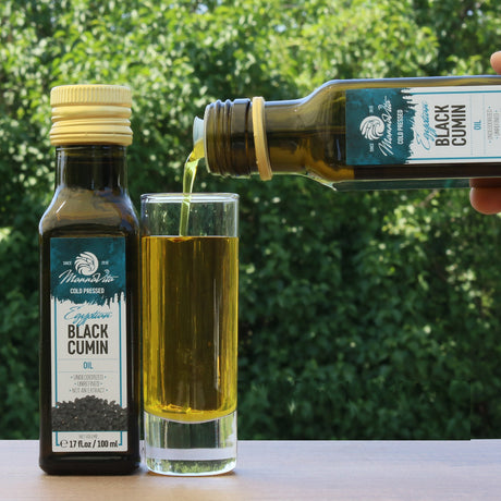 Mannavita kallpressad svartkumminfröolja • 100 ml