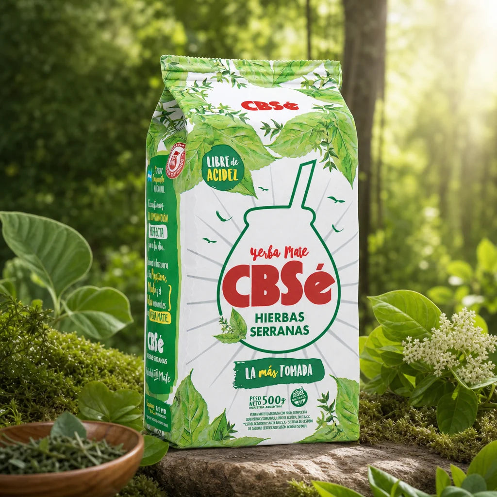 CBSé yerba mate-te • Skogsfrukter • 500 g