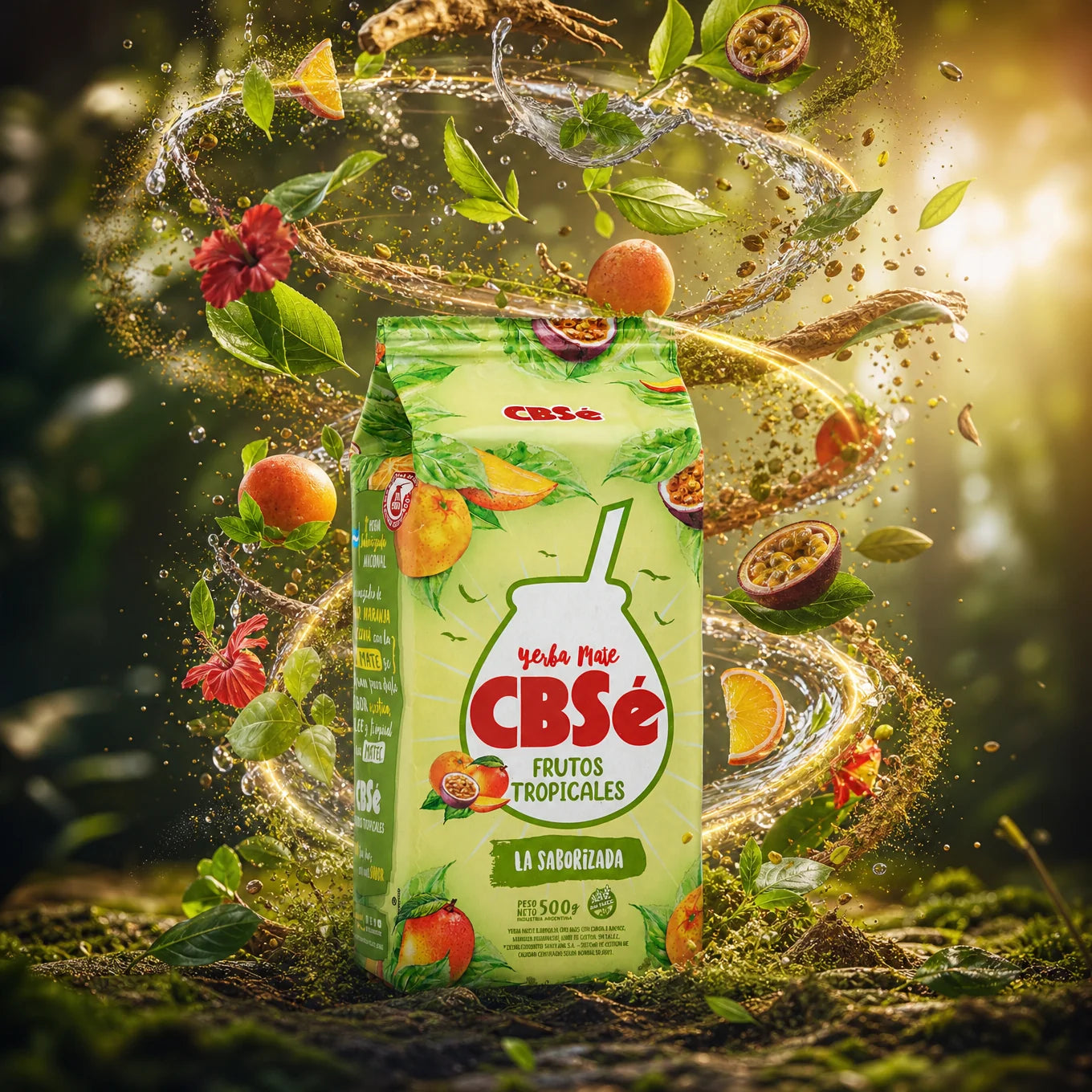 CBSé yerba mate-te • Skogsfrukter • 500 g